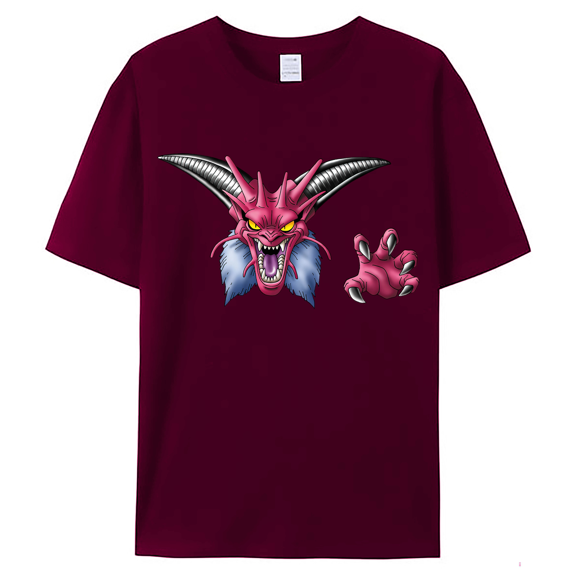 （画像用） ドラゴンクエスト Doragon Kuesuto Dragon Quest レディースカジュアルプリントTシャツ（綿100％）